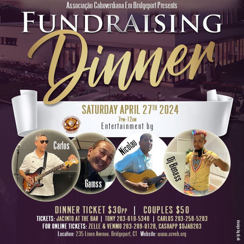 Fundraising Dinner - Saturday April 27th, 2024