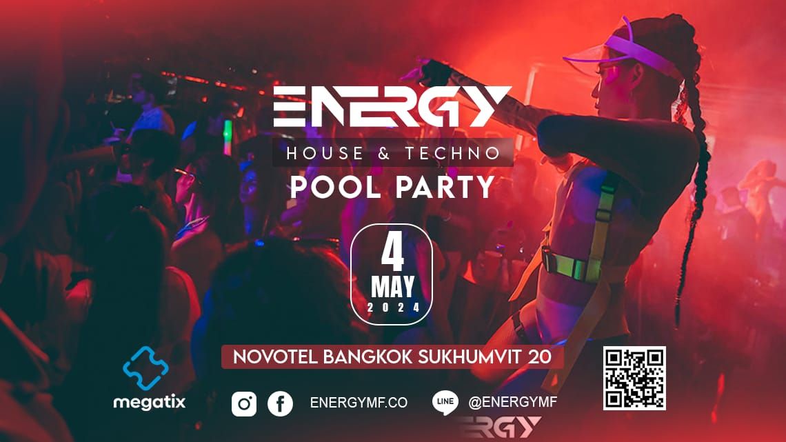 ENERGY POOL PARTY - SAT 4 MAY 2024