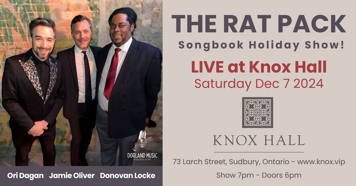 THE RAT PACK - Songbook Holiday Show