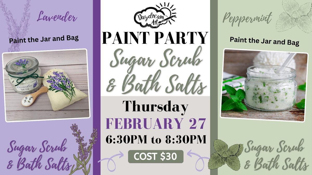 Sugar Scrub and Bath Salts Class