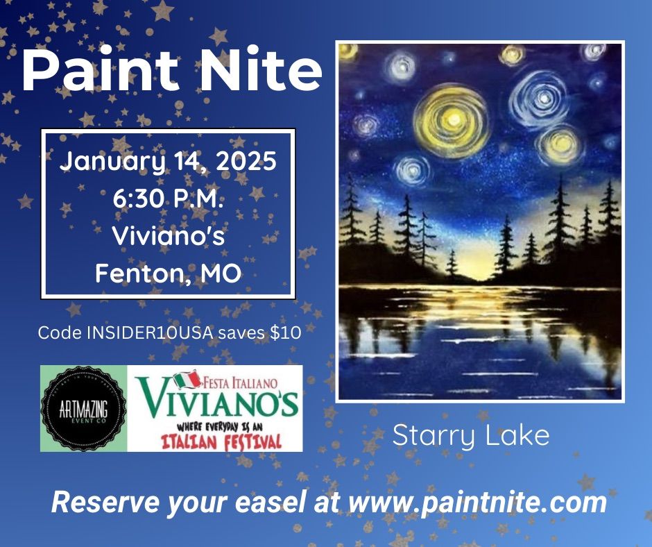 01\/14\/2025 Paint Nite at Viviano\u2019s in Fenton, MO