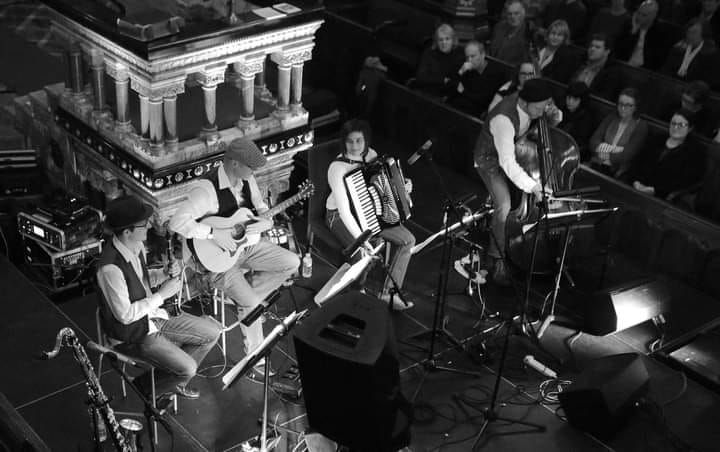 Klezmer-ish live @ Princes Road Synagogue, Liverpool. 