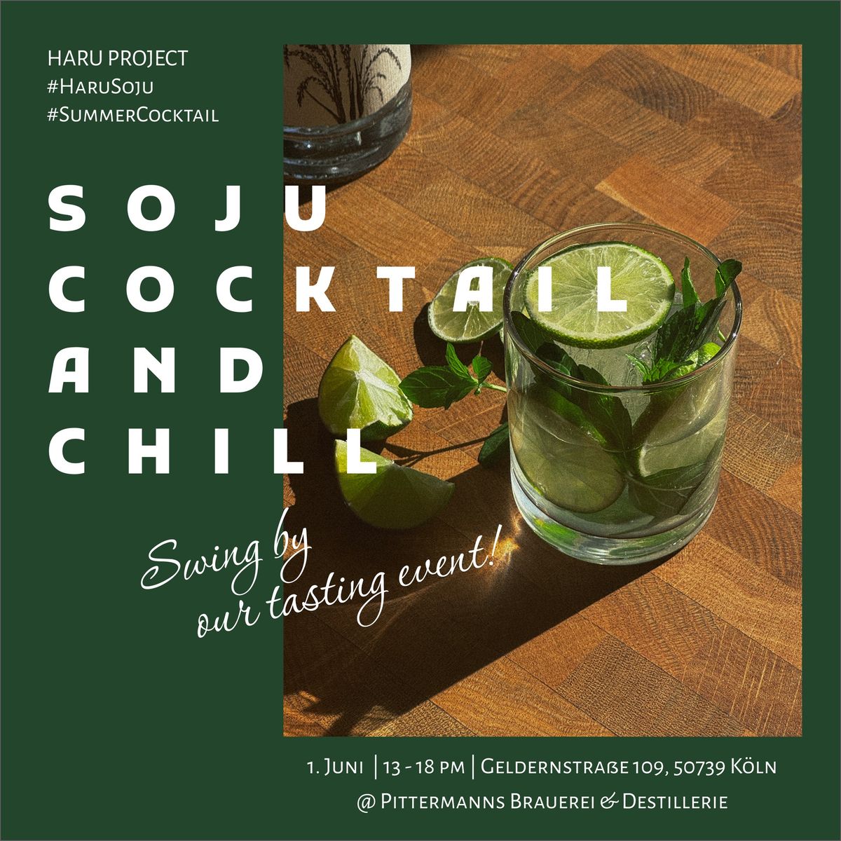 [Free Soju Tasting] Soju Cocktail and Chill
