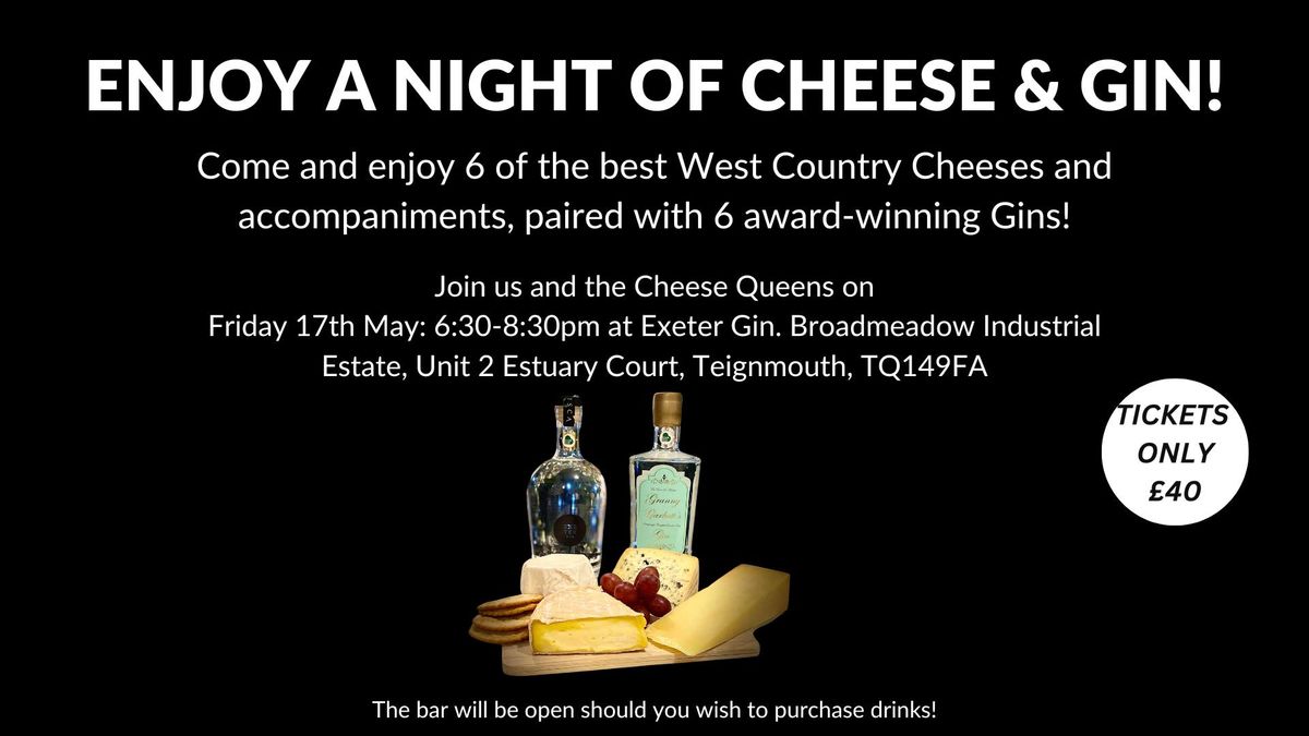 Cheese and Gin Tasting Evening