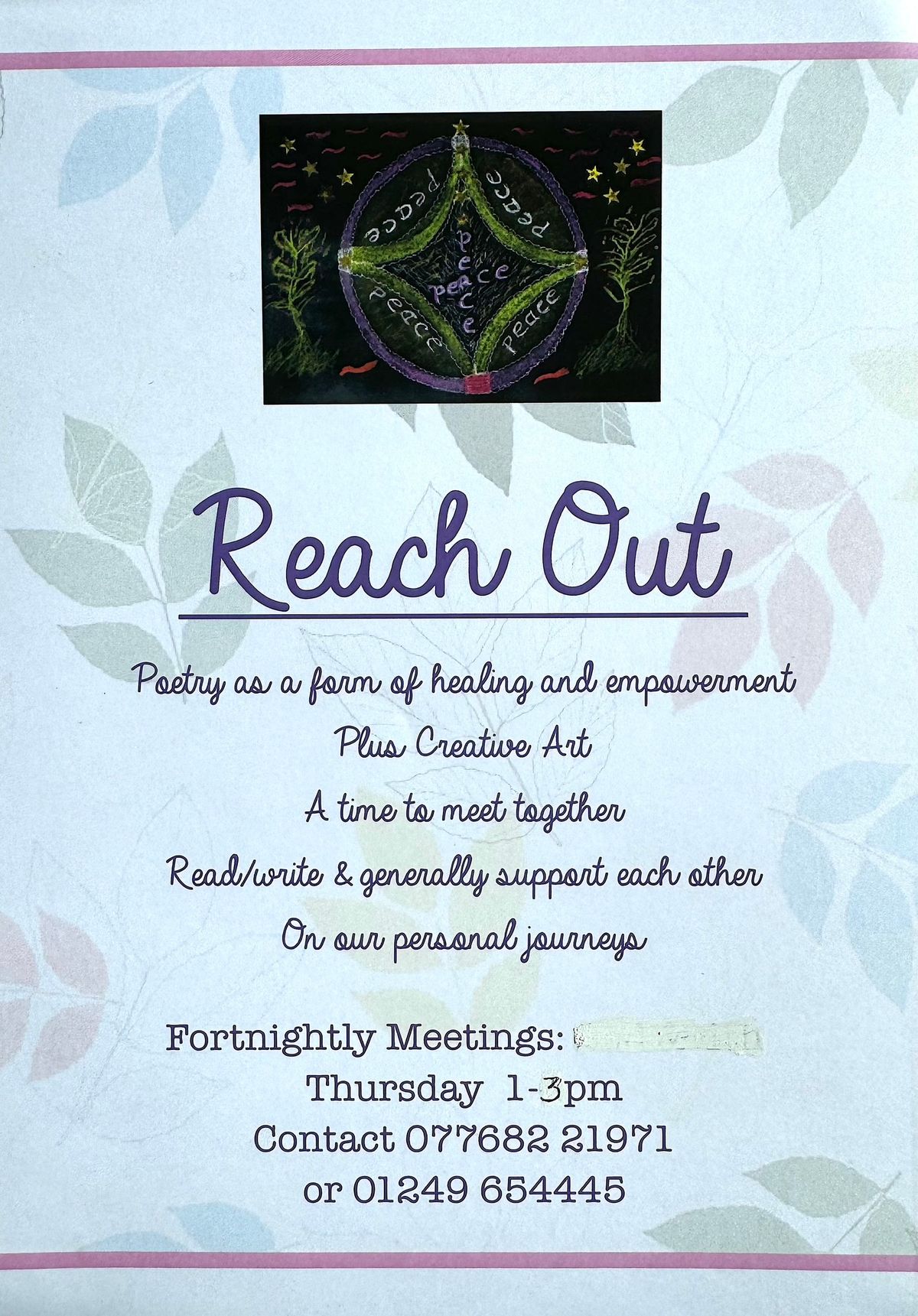 Reach Out Poetry Group