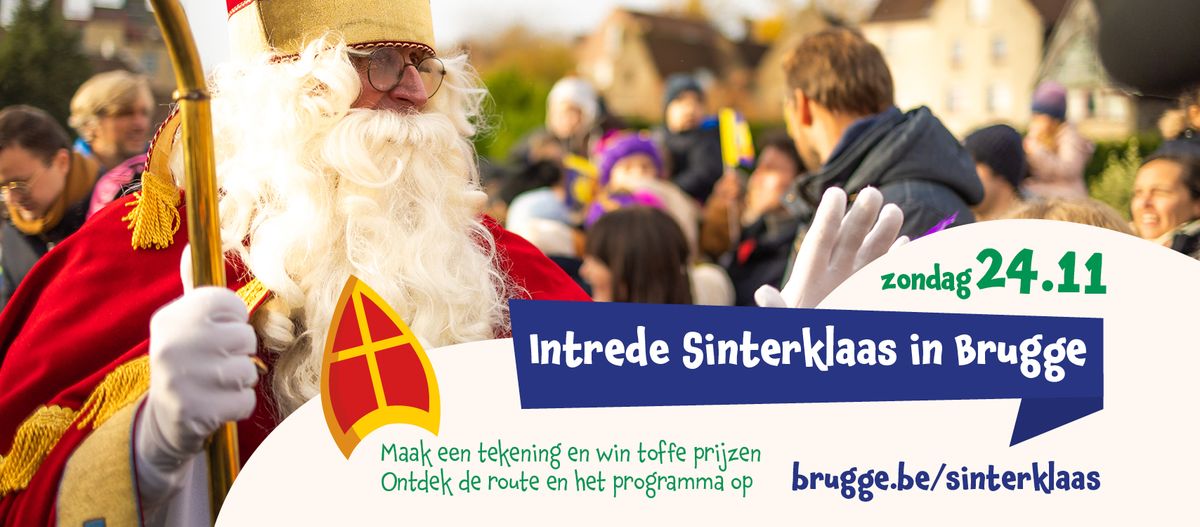 Intrede Sinterklaas in Brugge