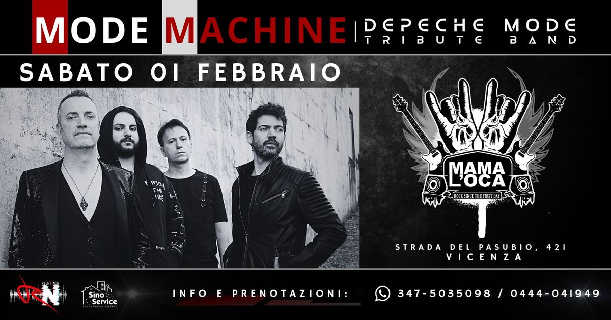 Mode Machine European Depeche Mode tribute @Mamaloca  Vicenza