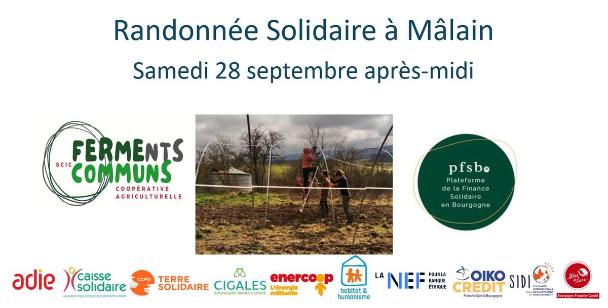 Randonn\u00e9e solidaire \u00e0 M\u00e2lain