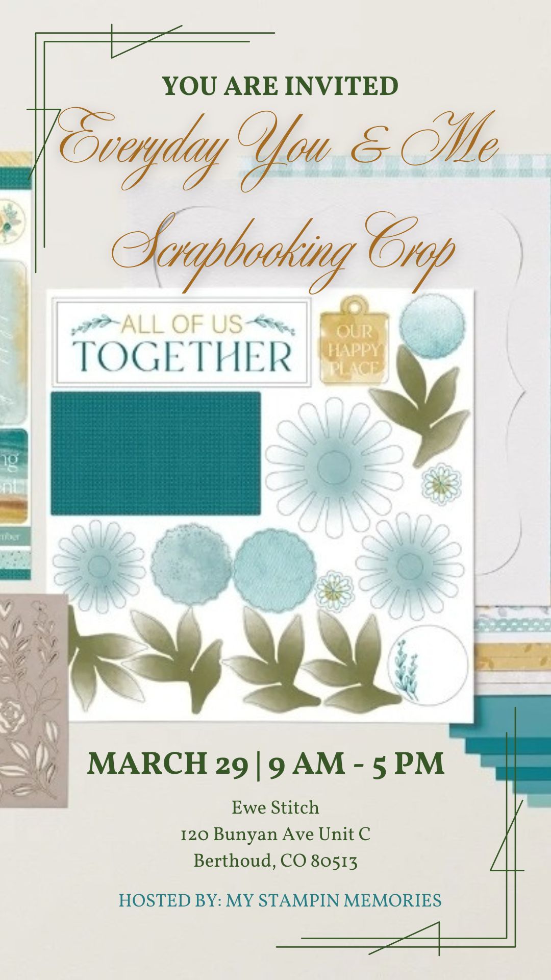 Everyday You & Me Scrapbooking Crop