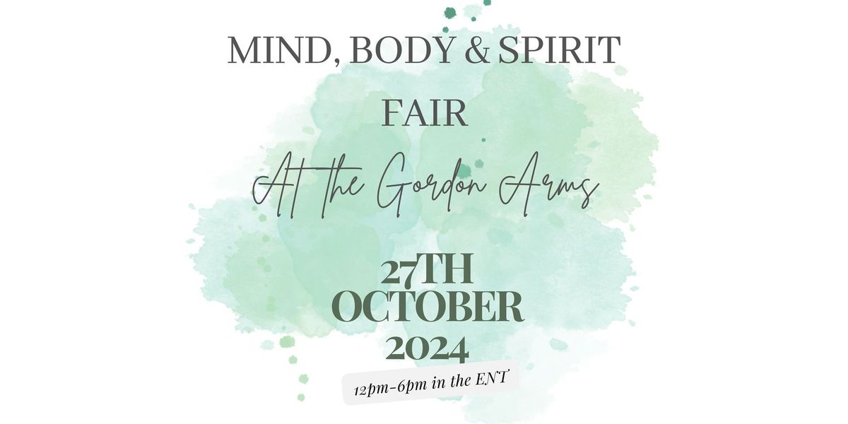 Mind, Body & Spirit Fayre!