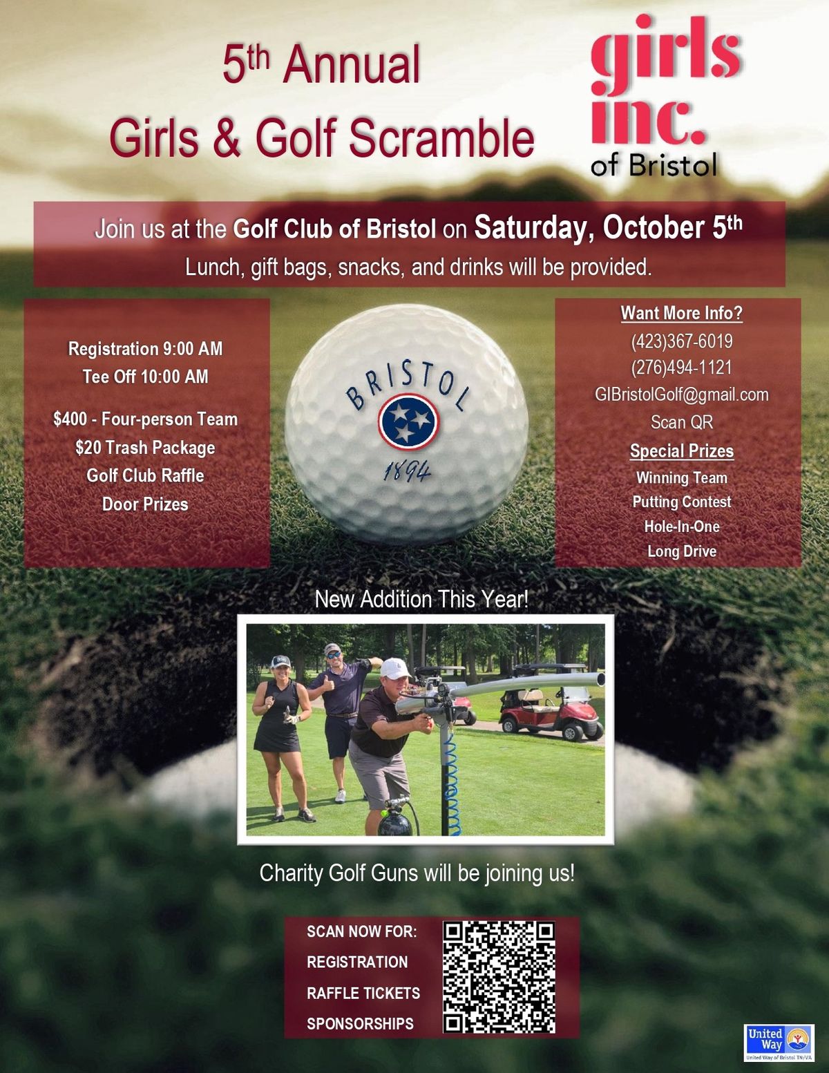 5th Annual Girls and Golf Scramble 