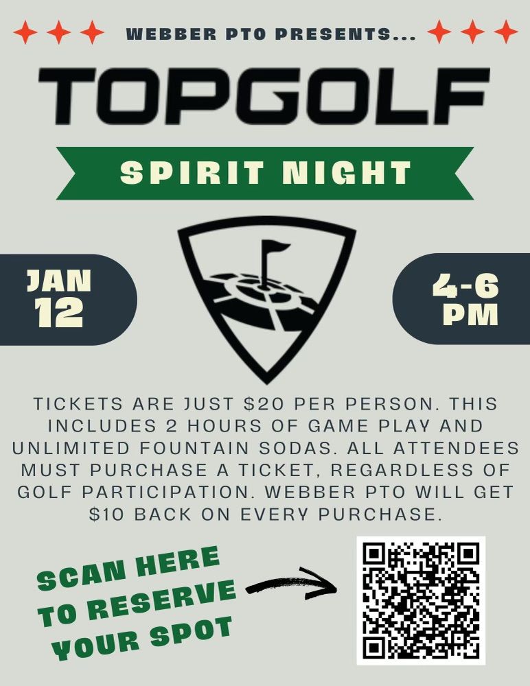 Webber PTO Top Golf Spirit Night 