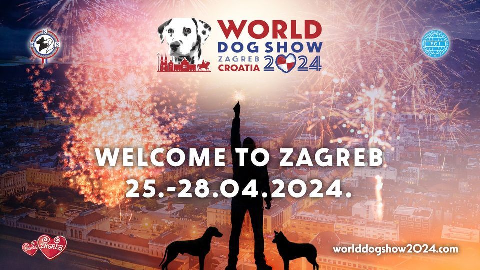 World Dog Show 2024, Zagrebački Velesajam, 25 April to 28 April