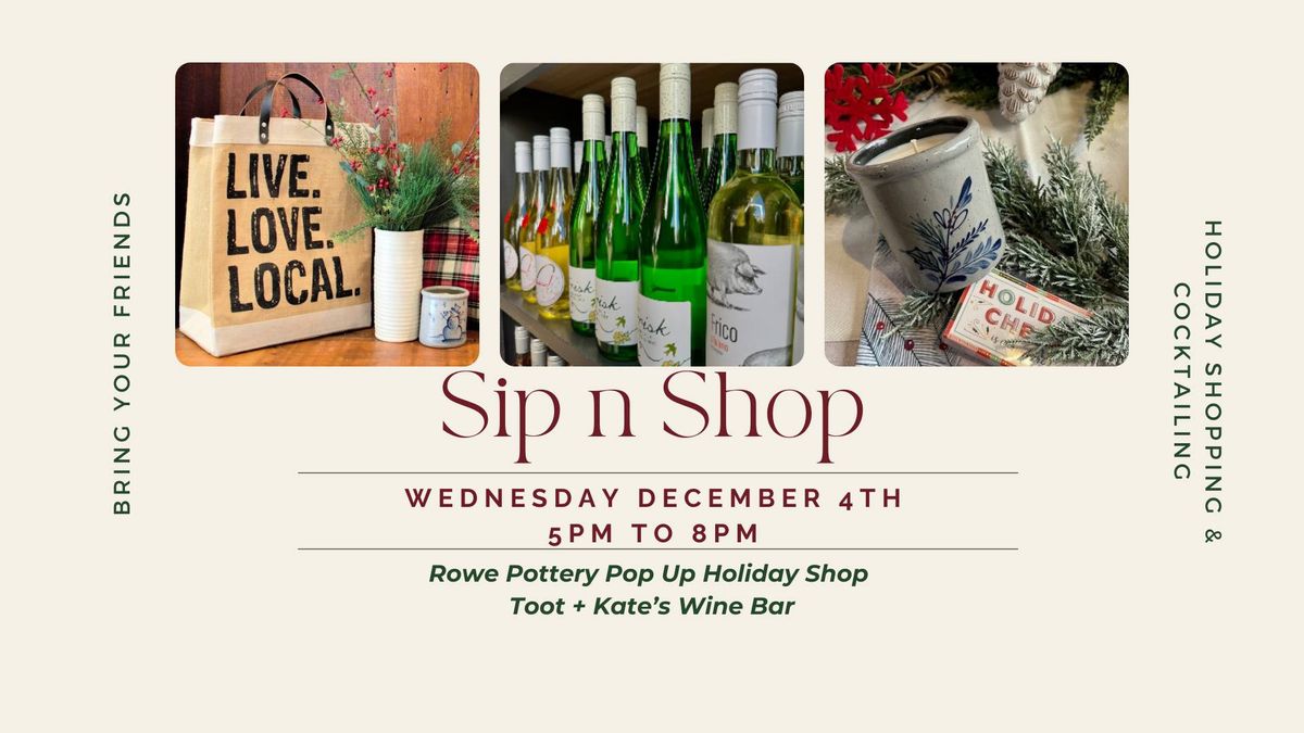 Shop and Sip- Holiday Pop Up