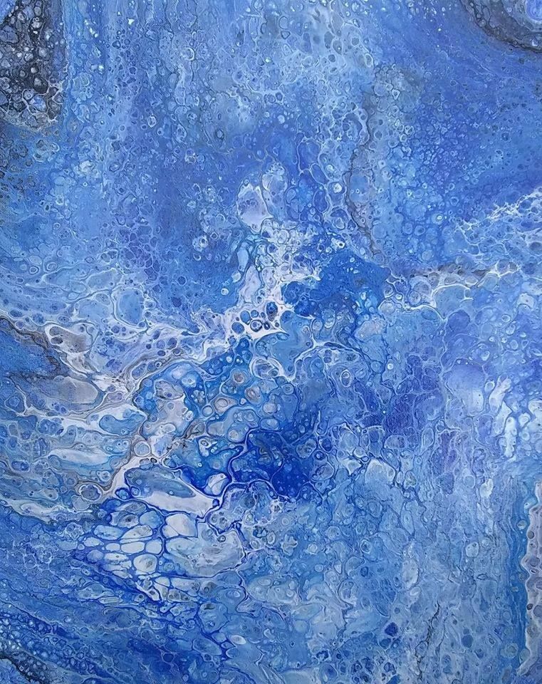 Acrylic Pour Painting: Dirty Flip Cup Technique