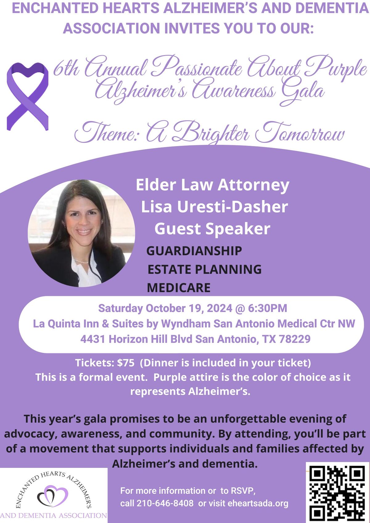 6th Annual Passionate About Purple Gala