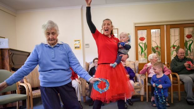 Mercy Place Boronia Intergenerational Musical Session