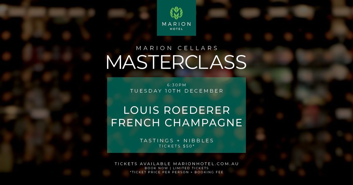 Marion Cellars | Louis Roederer French Champagne 