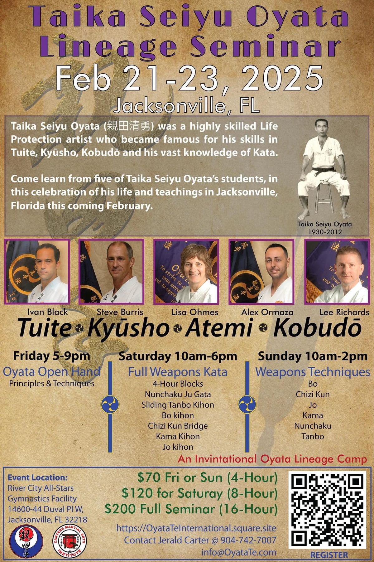 Taika Seiyu Oyata Lineage Seminar