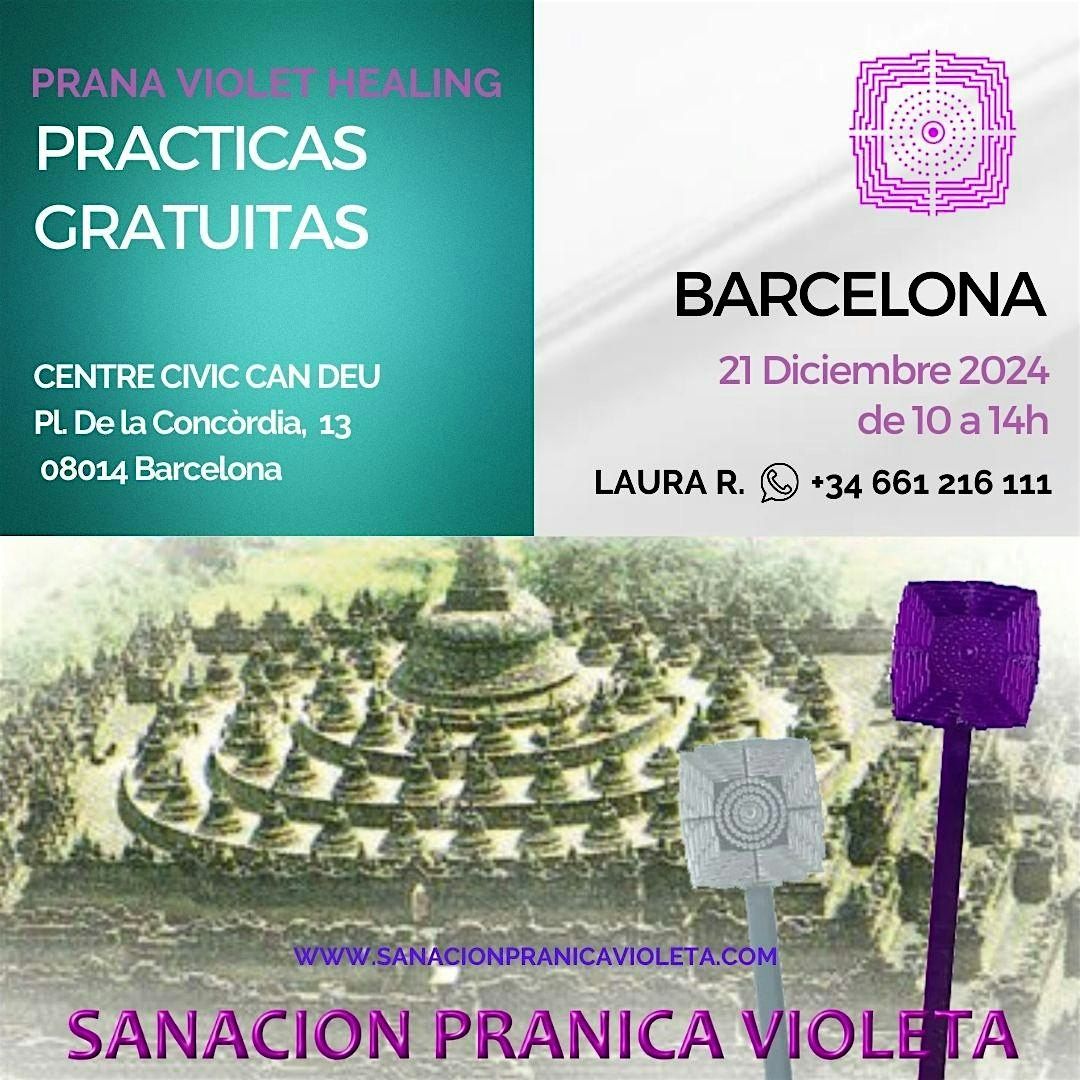 SANACIONES GRATUITAS BARCELONA 21 diciembre de Sanaci\u00f3n Pranica Violeta