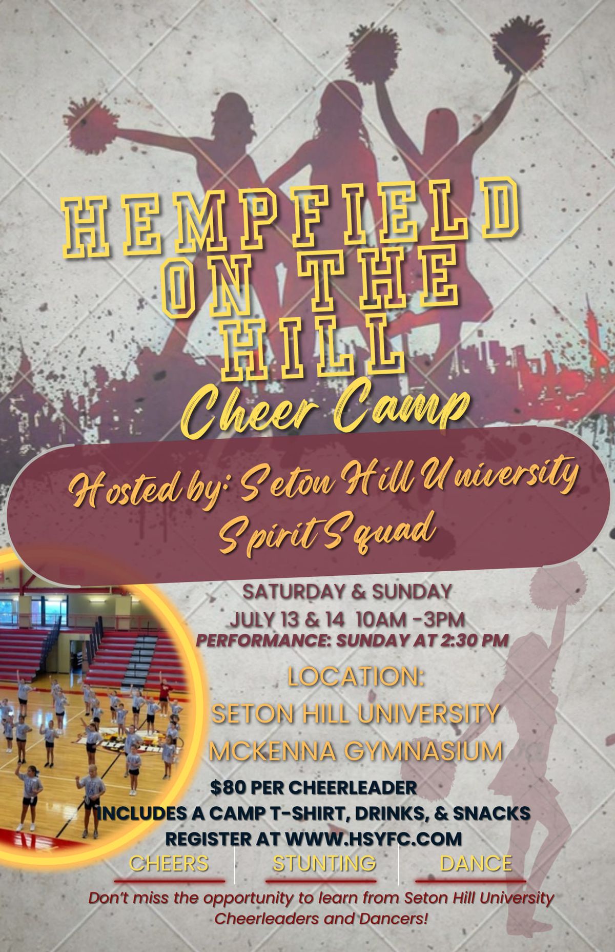 Hempfield on the Hill Cheer Camp