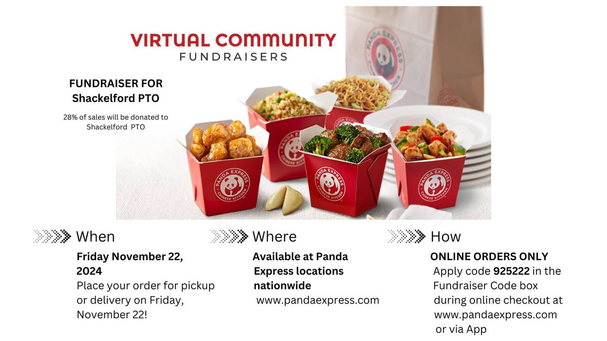 November Spirit Night - Panda Express (Nationwide)