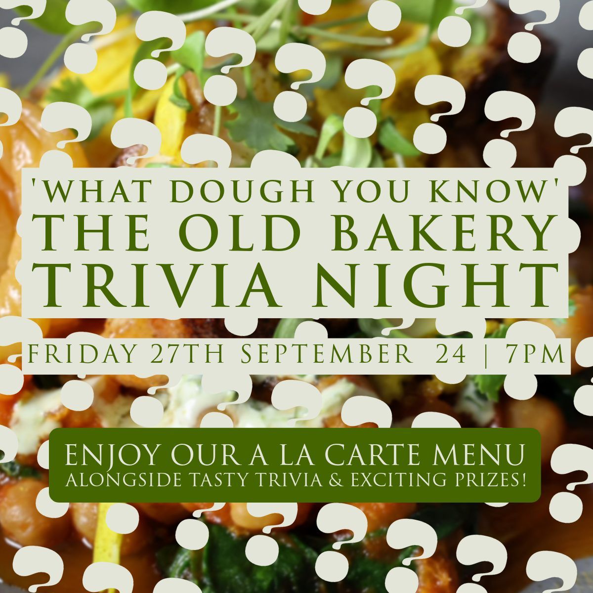 What Dough You Know | Trivia Night at The Old Bakery 