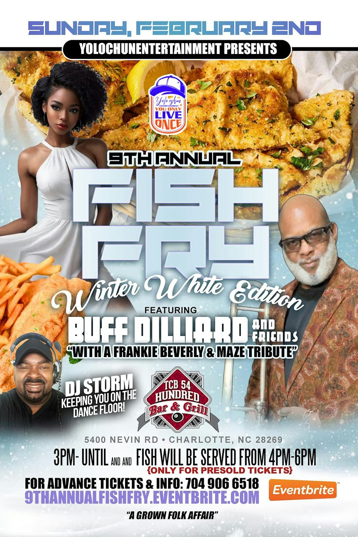 9th Annual Fish Fry  Featuring Buff Dilliard