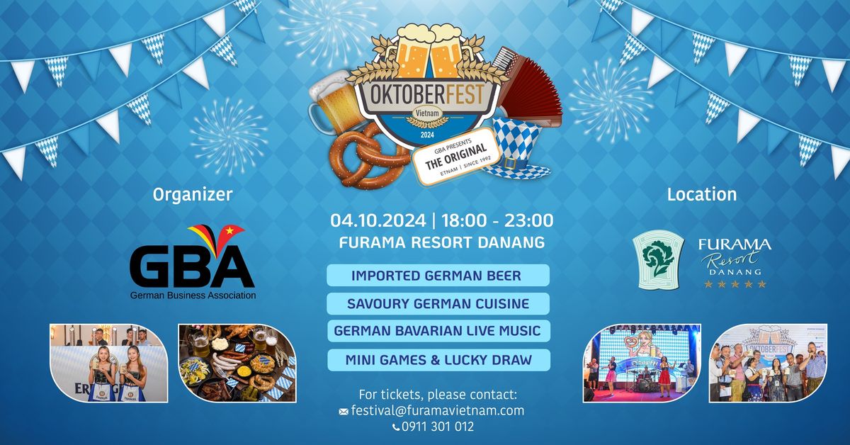 GBA Oktoberfest 2024 - Furama Resort Danang | L\u1ec5 H\u1ed9i Bia \u0110\u1ee9c GBA Oktoberfest 2024