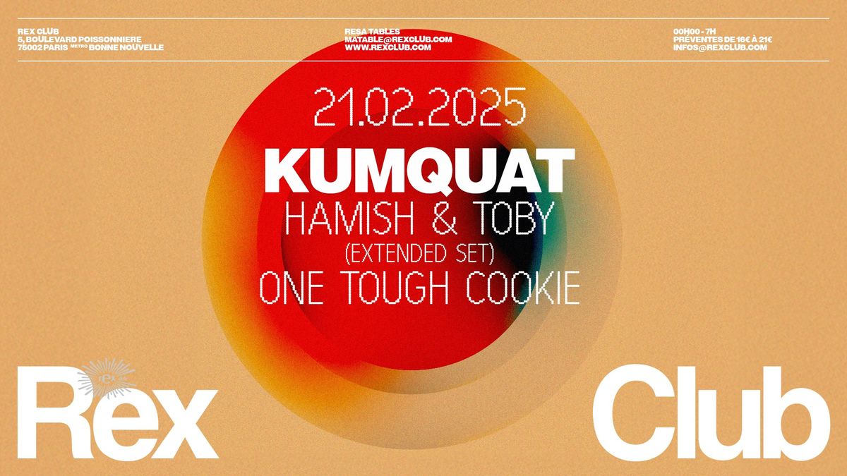 Kumquat w\/ Hamish & Toby, One Tough Cookie