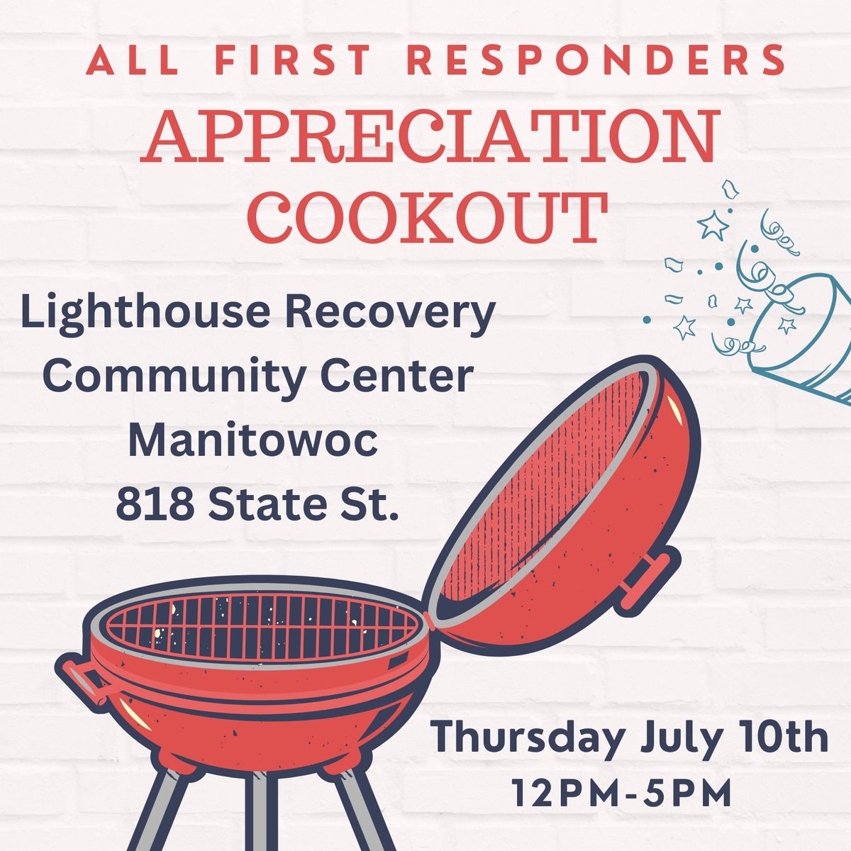 All First Responders Appreciation Cookout