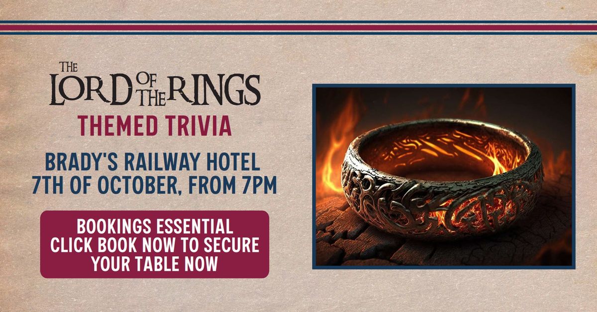 LOTR THEMED TRIVIA