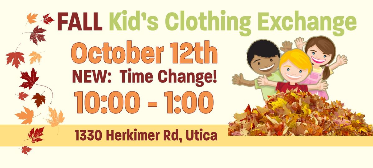 FALL Kids Clothing Exchange 2024