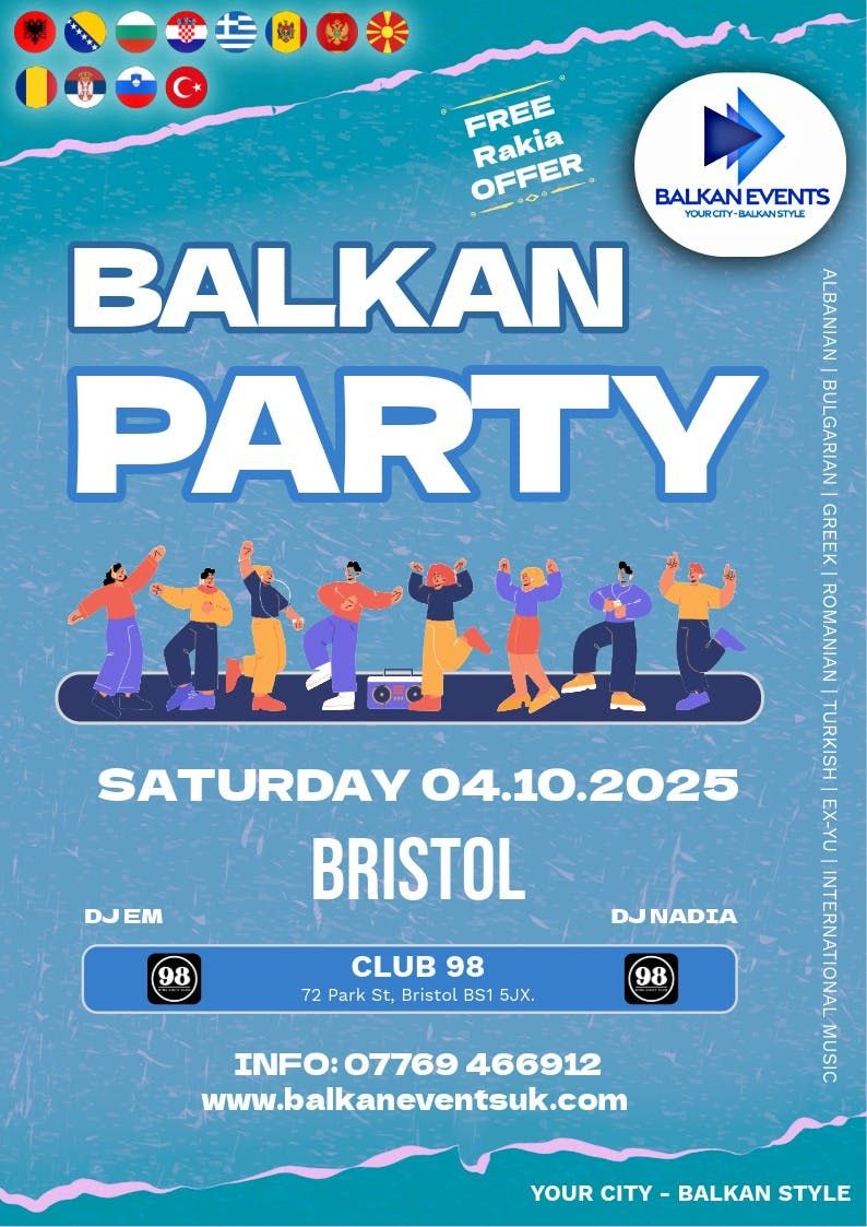 BALKAN Party BRISTOL - Autumn Welcome