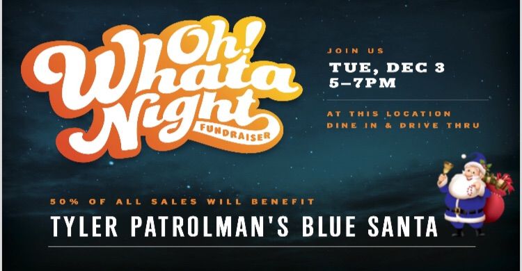 December 3rd! Tyler Patrolman\u2019s Blue Santa Fundraiser  Cruise In Event !