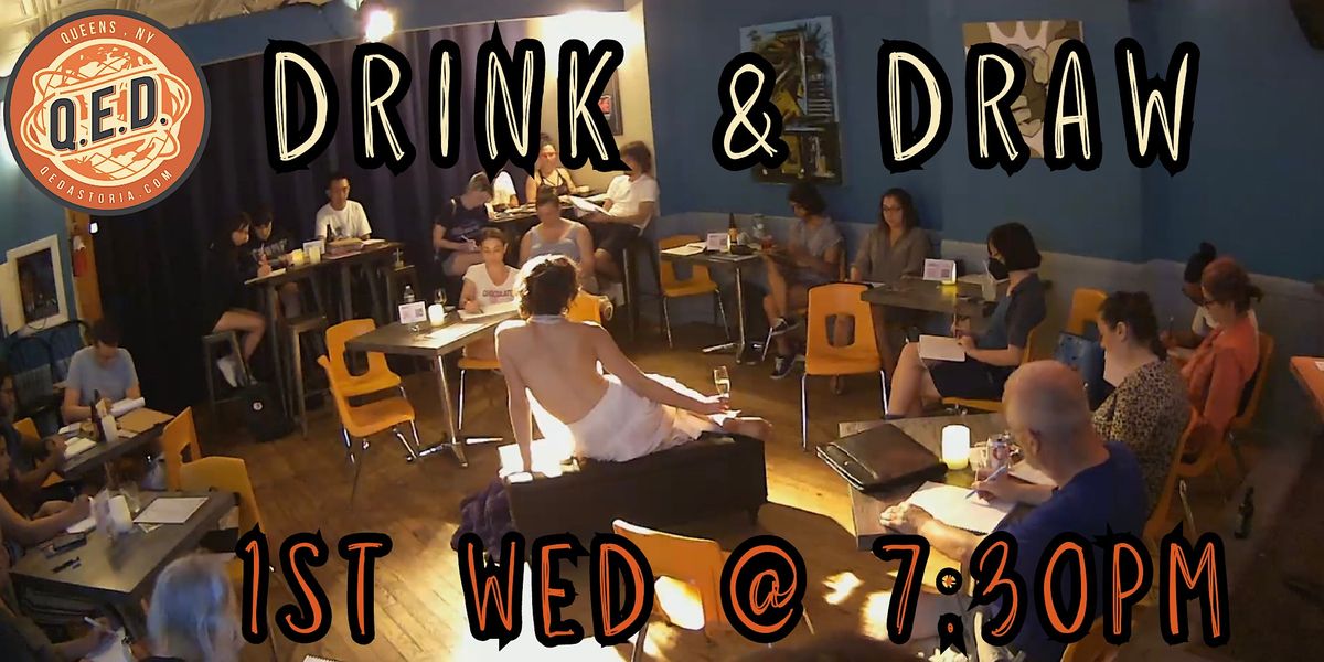 Astoria Drink & Draw with a Live Model (Wednesday)