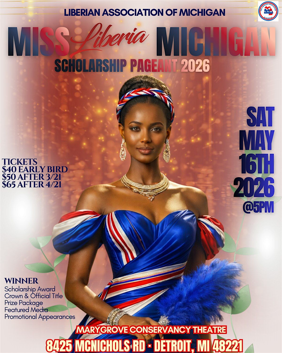 MISS LIBERIA MICHIGAN SCHOLARSHIP PAGEANT