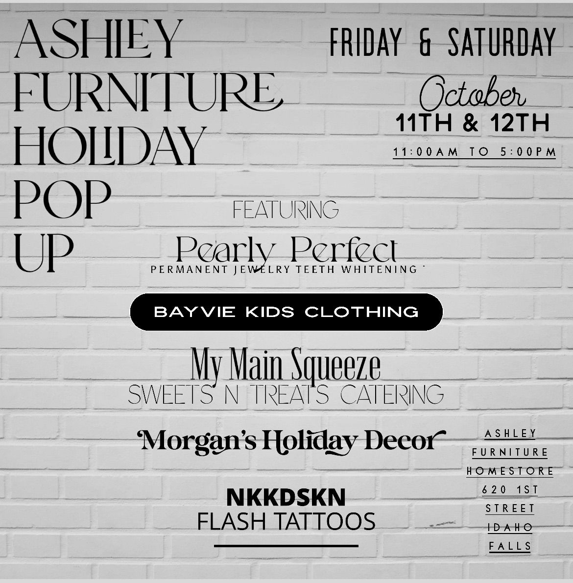 Ashley Furniture Holiday Pop Up Event