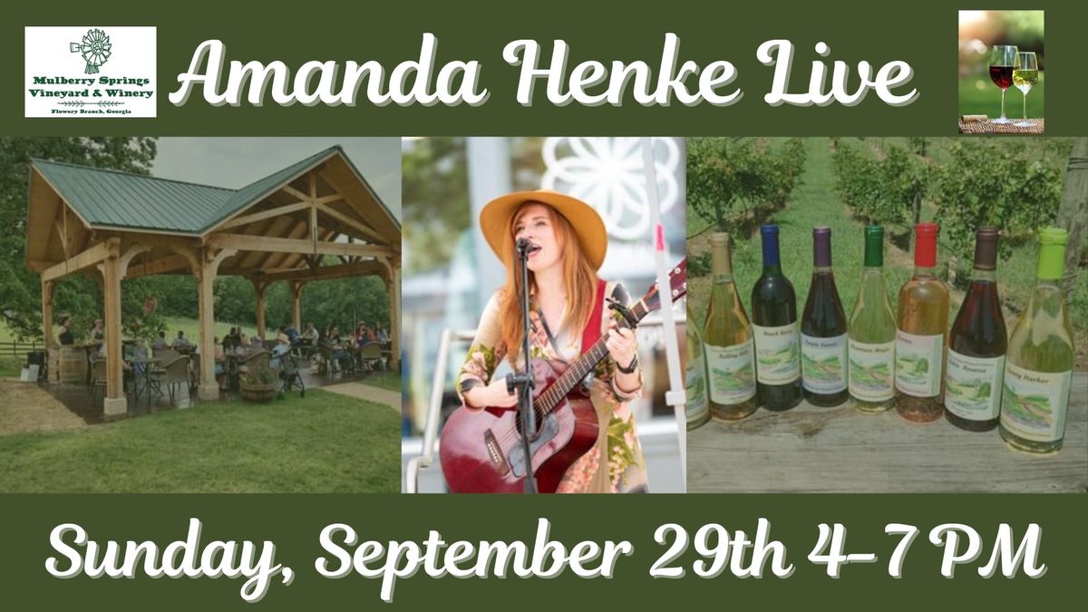 Live Music - Amanda Henke - A Major Fan Favorite