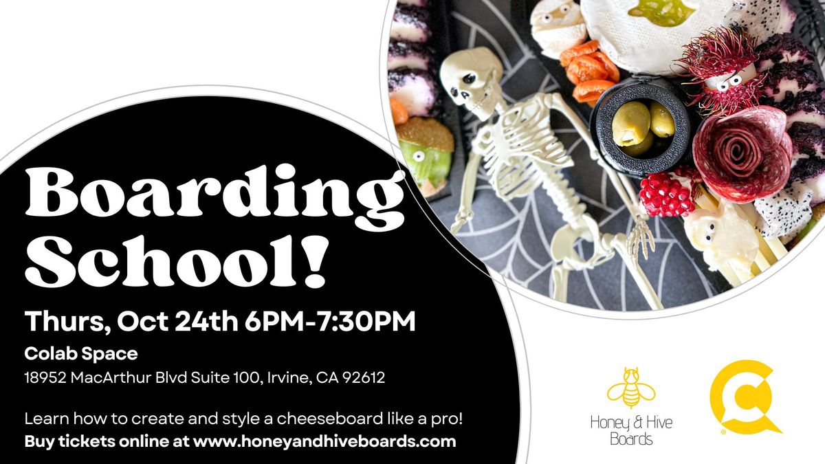 Boarding School - Halloween Themed Charcuterie Board Workshop