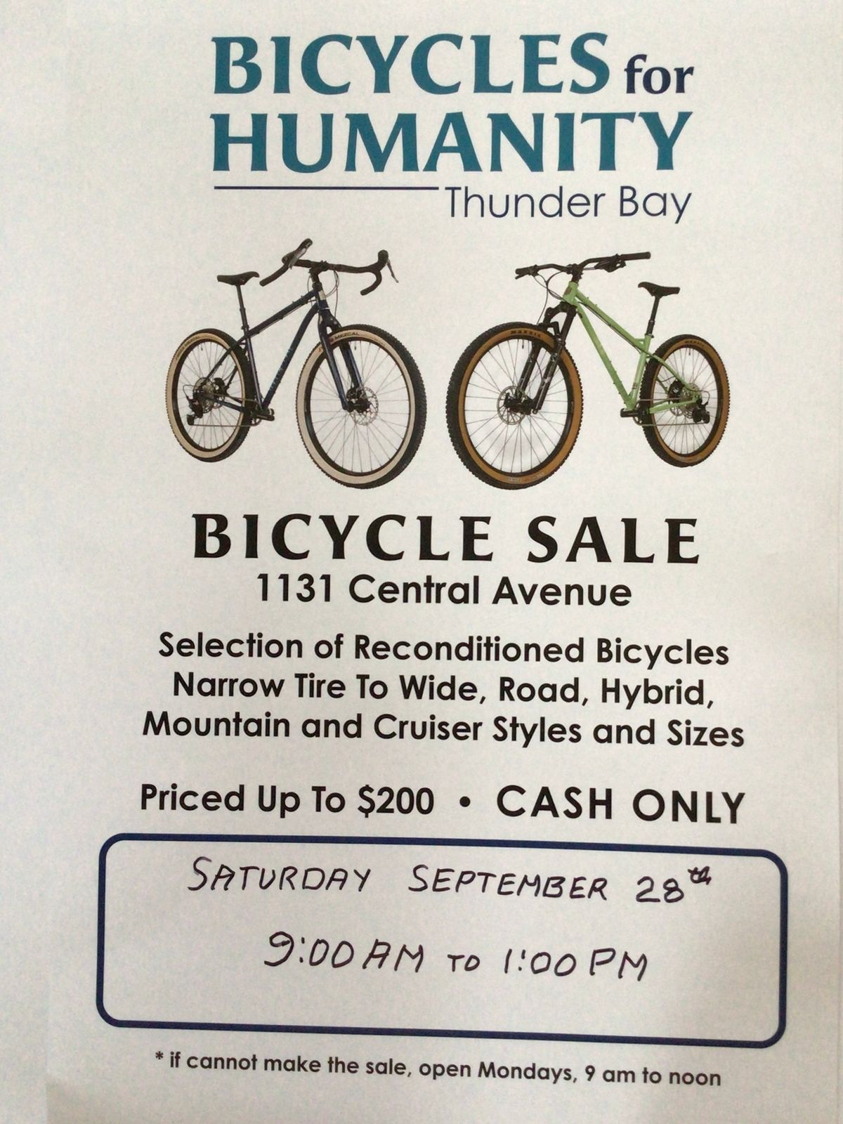 Fall Bike Sale