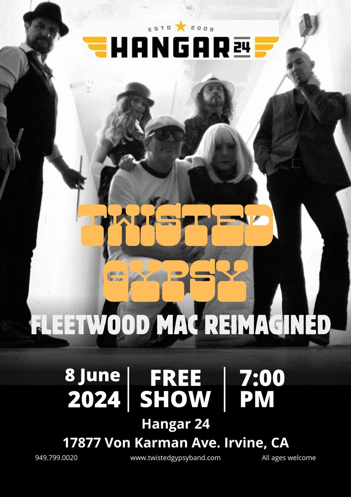 Fleetwood Mac Tribute TWISTED GYPSY at Hangar 24 Irvine