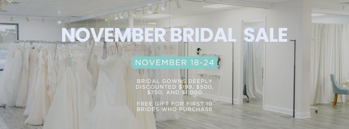 November Bridal Sale at K&B Bridals