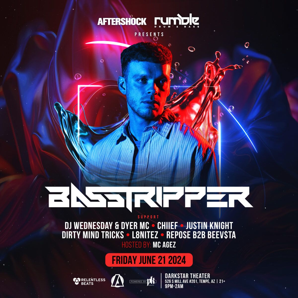 Basstripper at Believe Music Hall