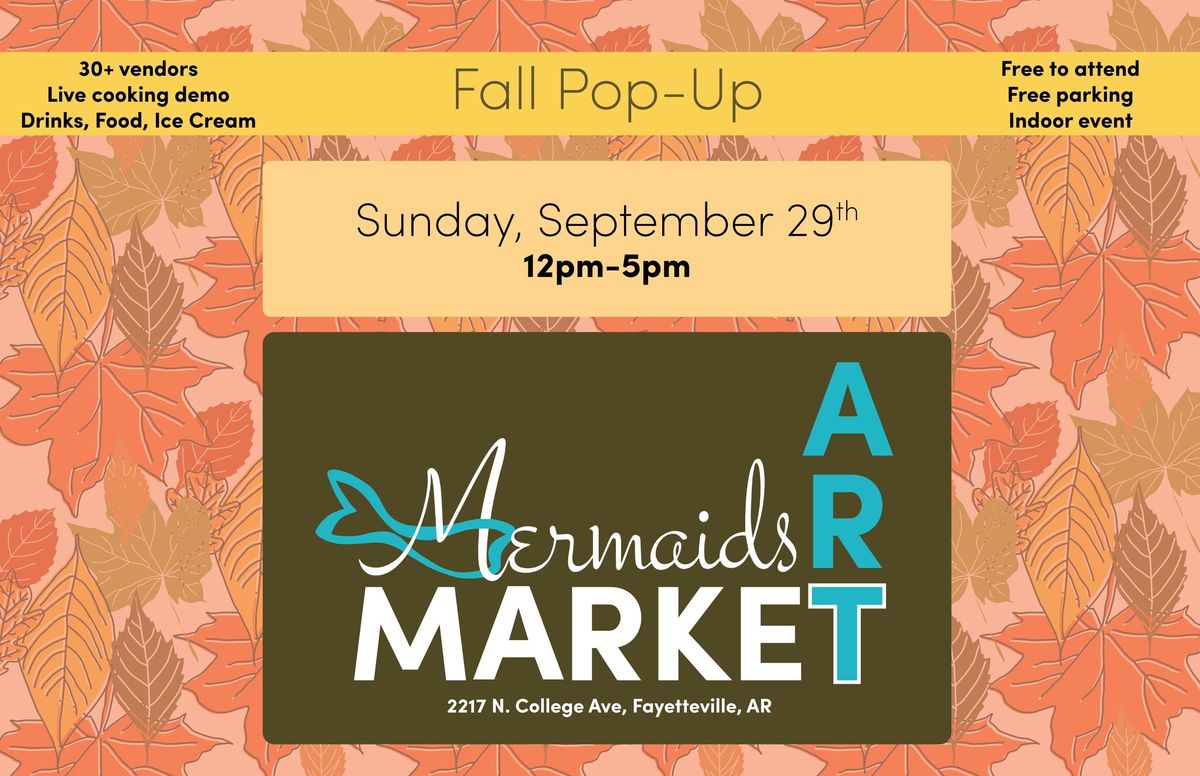 Art Market at Mermaids Restaurant: Sunday, September 29, 2024