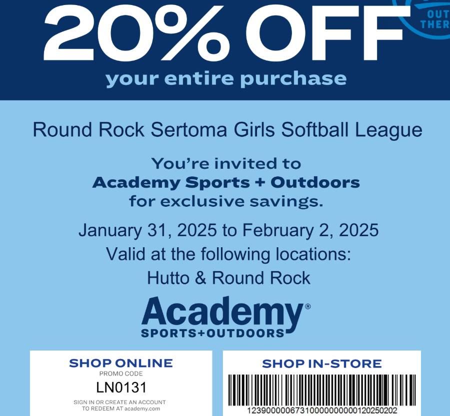 Academy Sports & Outdoors Discount Days 