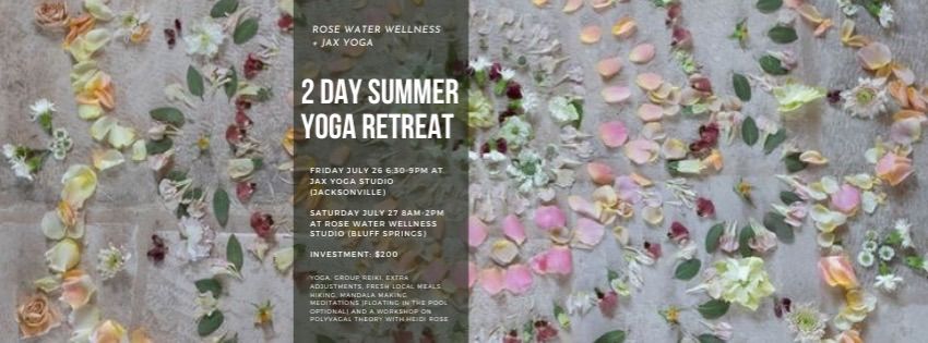 2 Day Staycation Yoga Retreat with Rose Water Wellness 