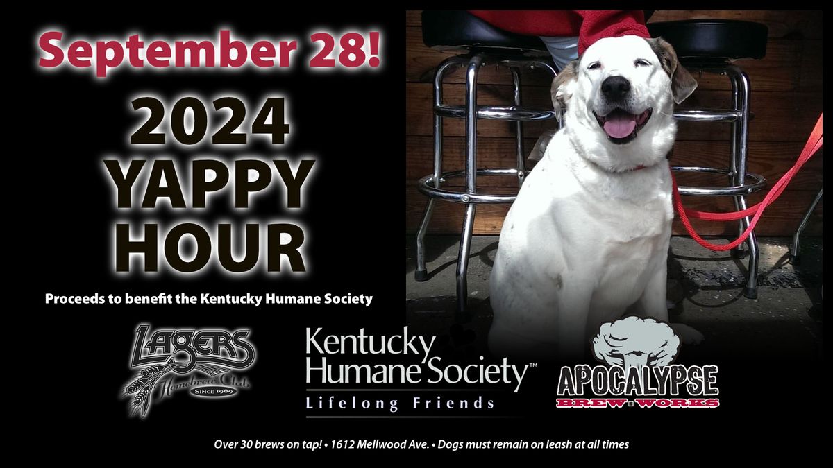 Yappy Hour 2024! KY Humane Society Fundraiser!