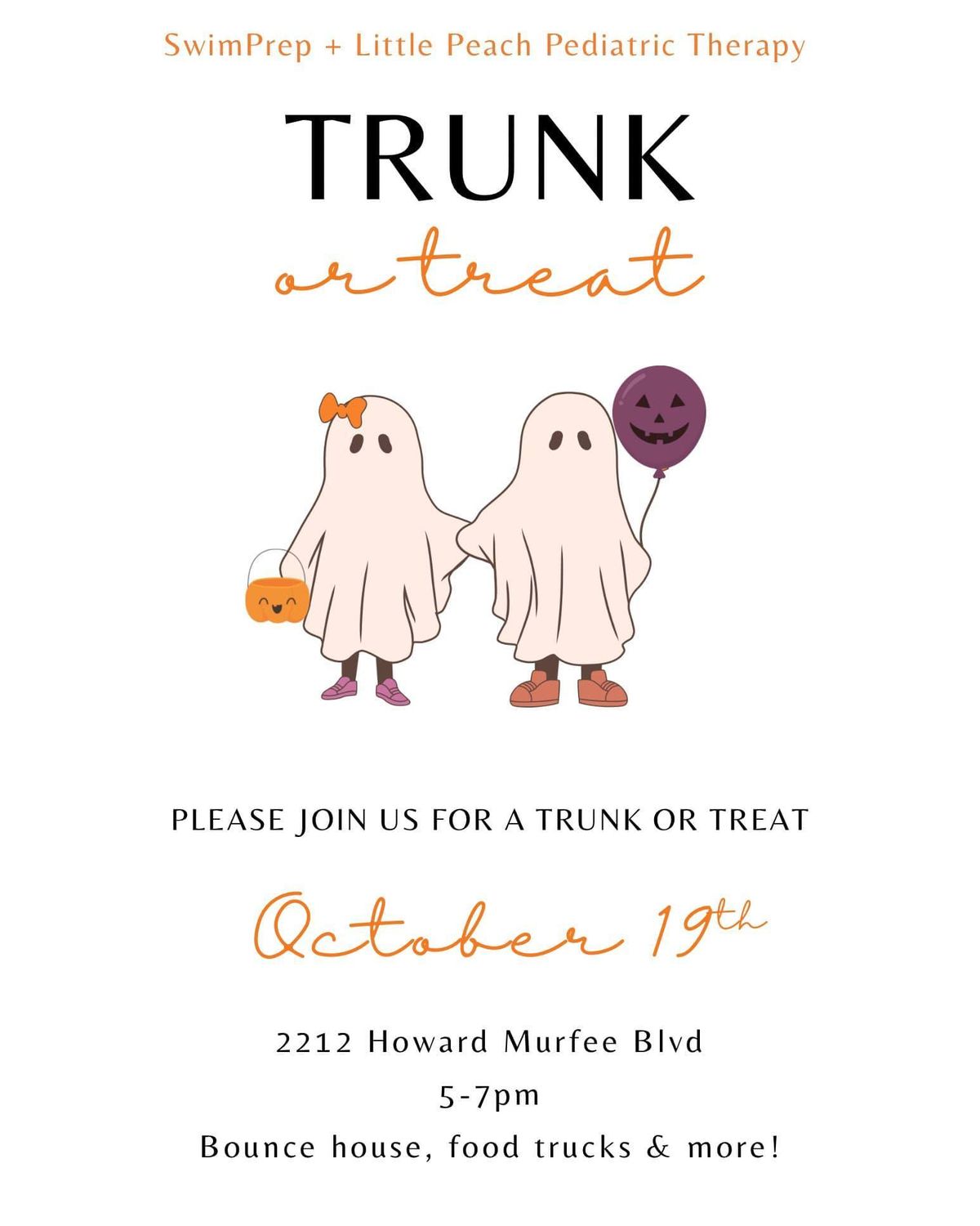 Little Peach Pediatric Therapy & SwimPrep LLC's Trunk or Treat