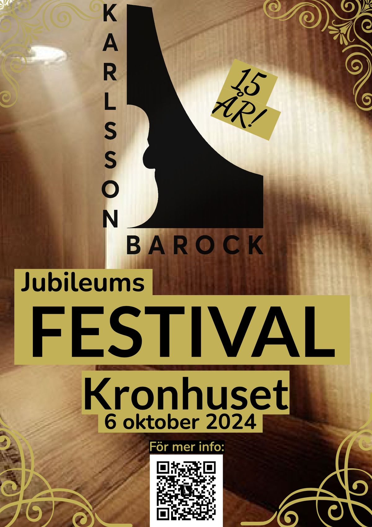 Jubileumsfestival, Karlsson Barock 15 \u00e5r!